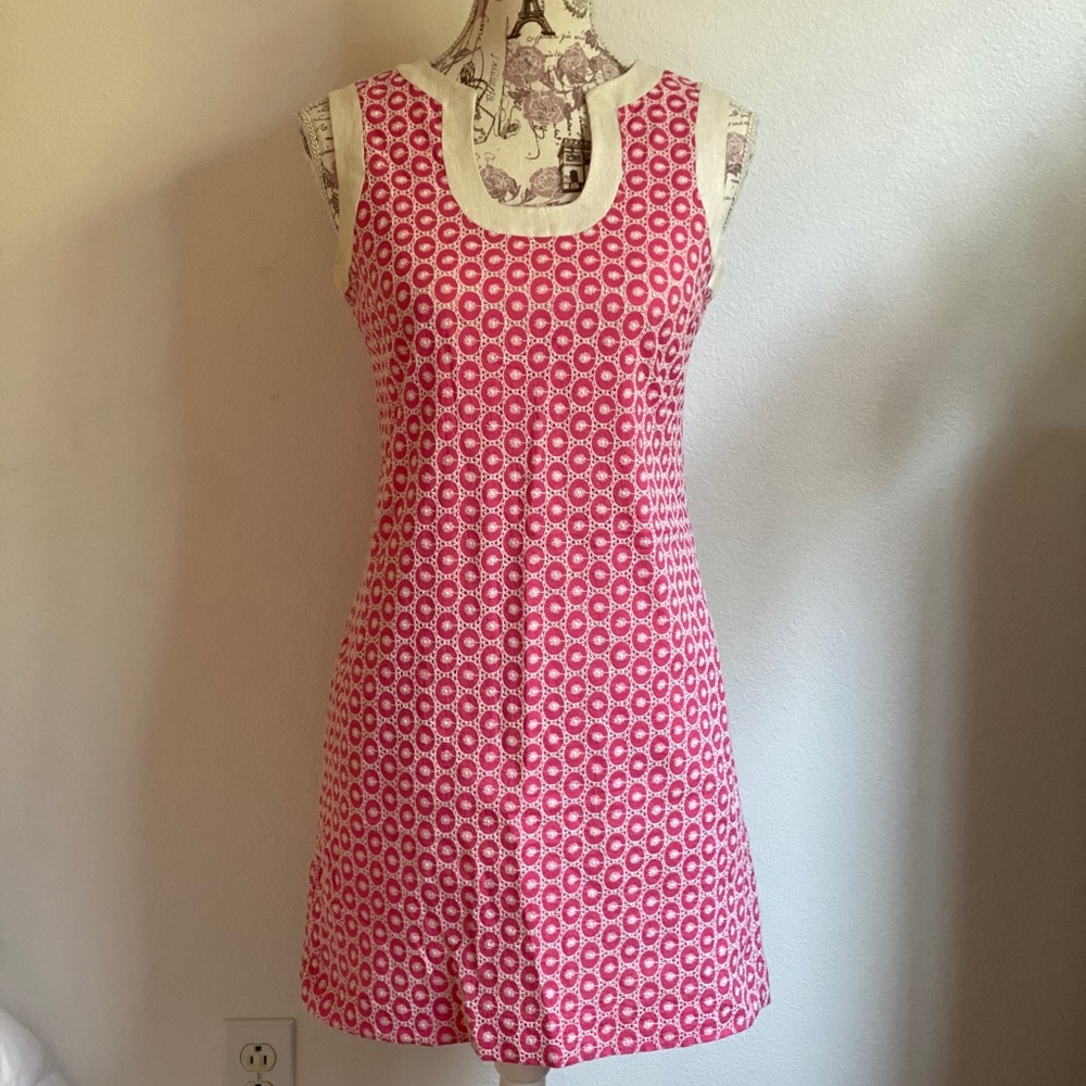 Pink cream and gold merona dress